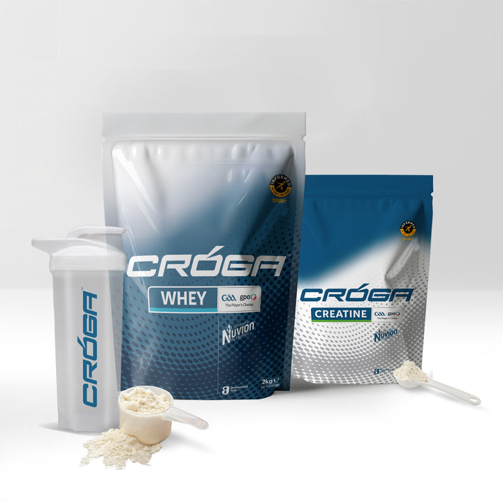 Whey Protein + Creatine + Shaker Bundle